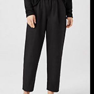 EUC-EILEEN FISHER 100% Linen tapered pants XS